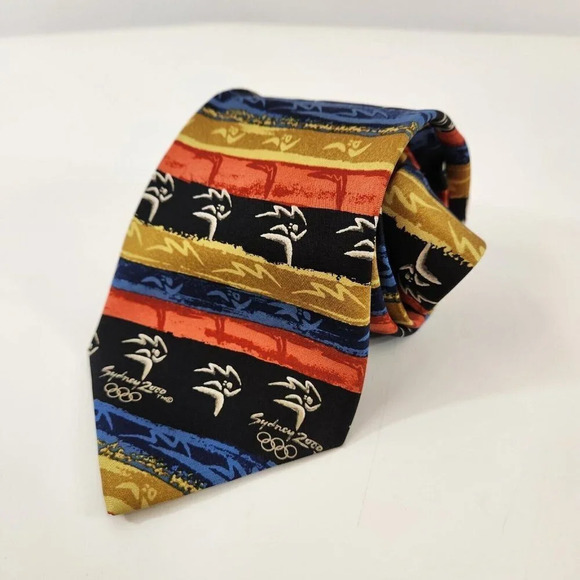 Sydney Olympics 2000  Davenport Tie Official Merchandise Referee Uniform Necktie - Picture 1 of 11